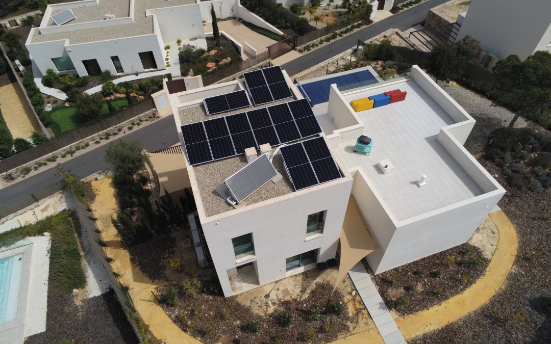Photovoltaic installation of 5.5kw for self-consumption.